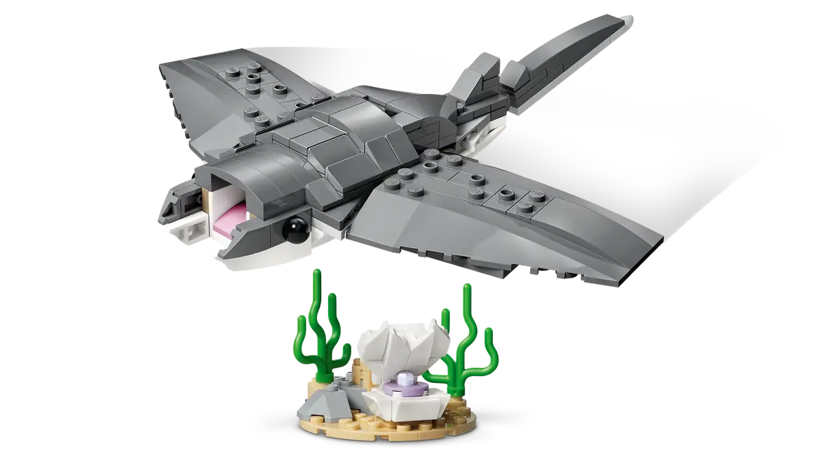 Requin féroce avec un coffre au trésor (31381)