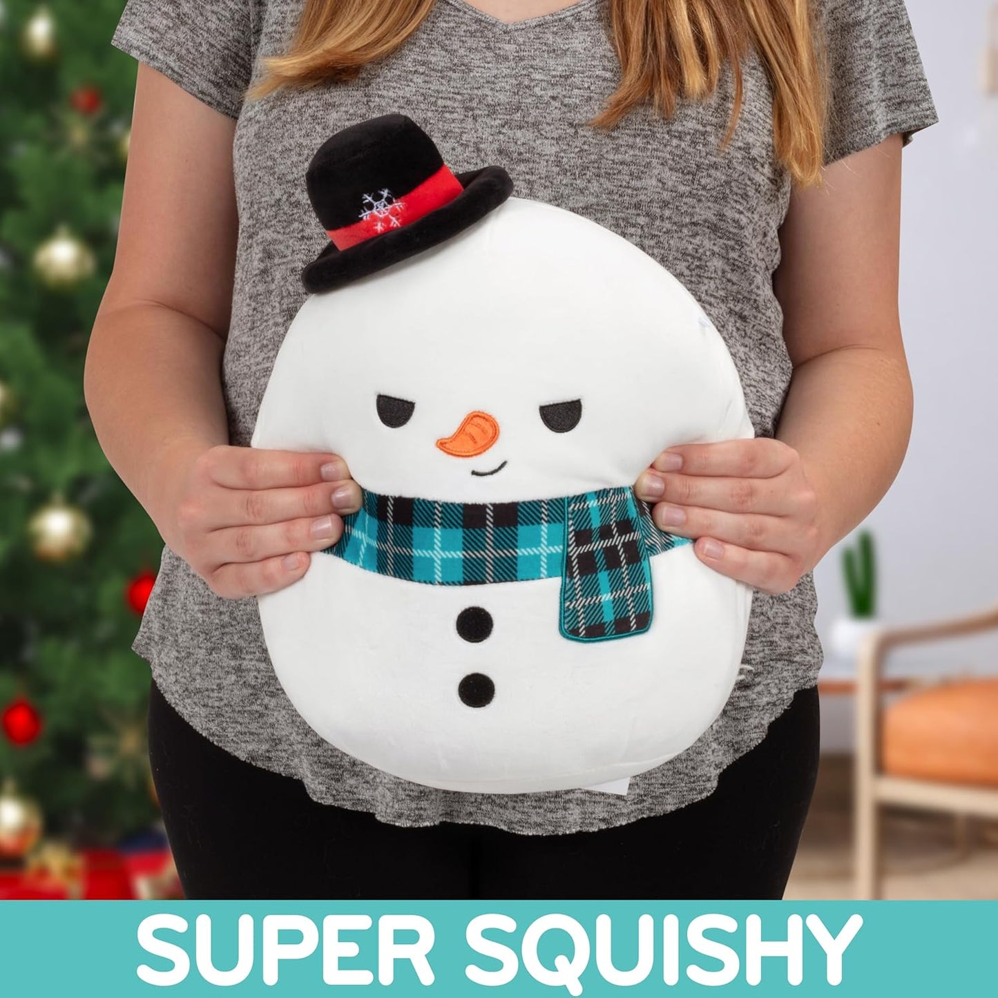 Squishmallows Weihnachten Ignacio der Schneemann