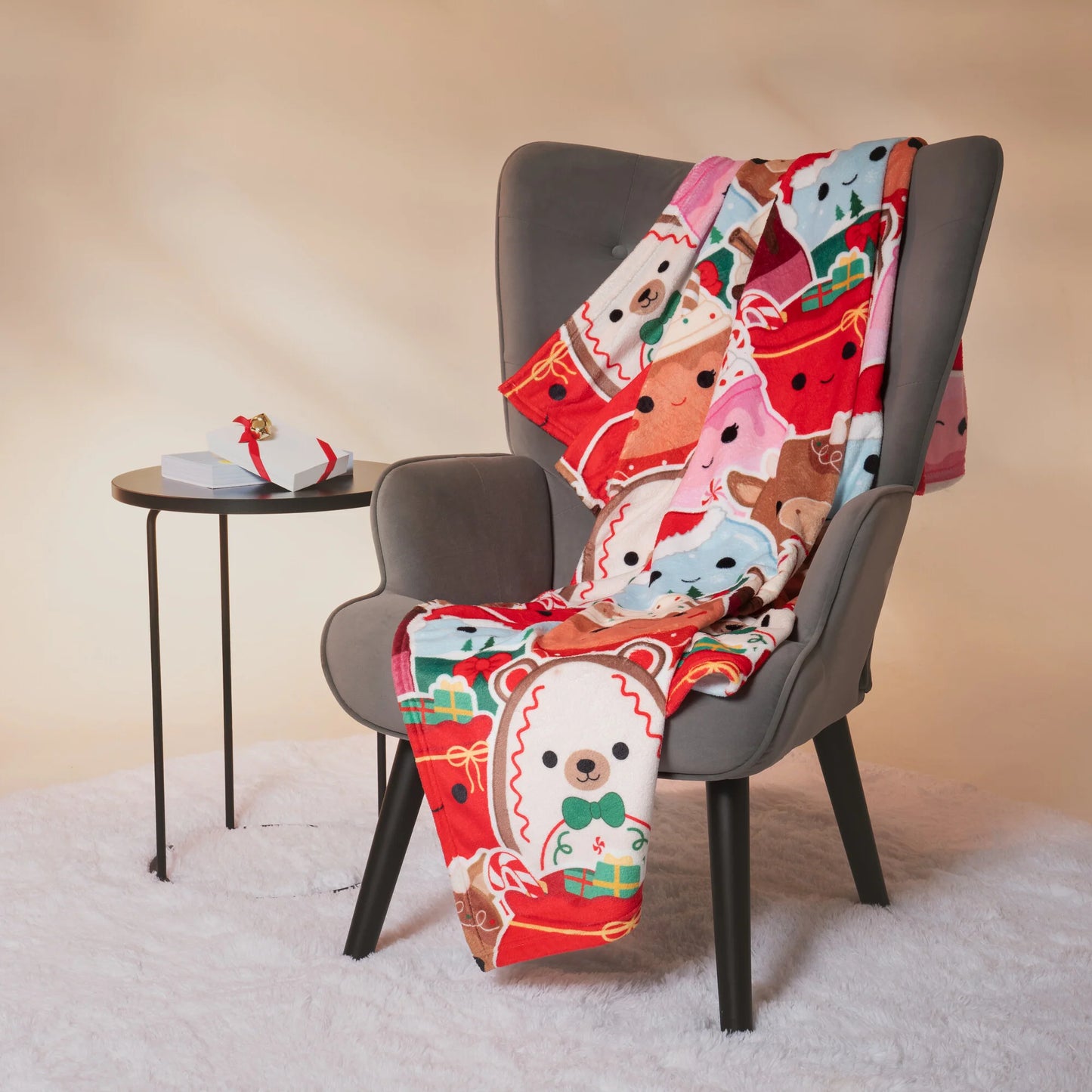 Coperta da tiro per le vacanze di Natale Squishmallows