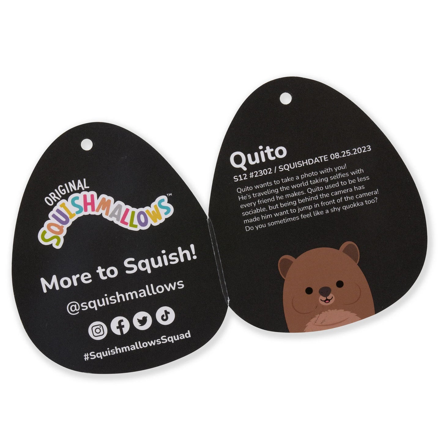 Squishmallows – Ausgewählte Serie Quito the Quokka
