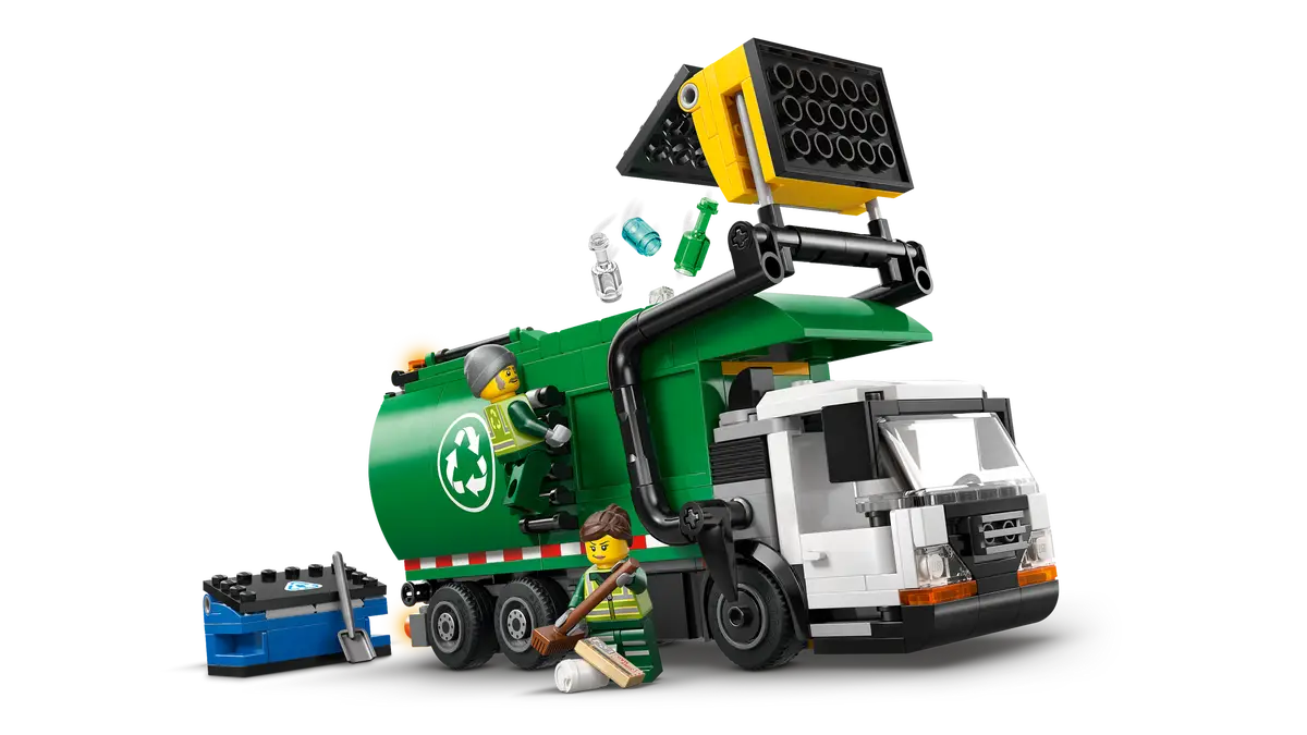 Ensemble de construction de camion de recyclage (60495)