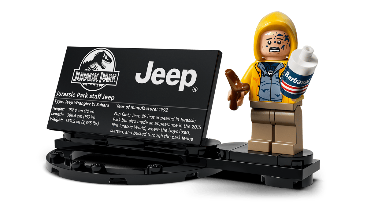 LEGO Jurassic World Jurassic Park Jeep Wrangler