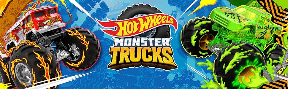 Véhicule télécommandé Hot Wheels Monster Trucks XL Mega-Wrex