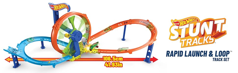 Hot Wheels Playset Quick Start e Looping con macchinina pressofusa