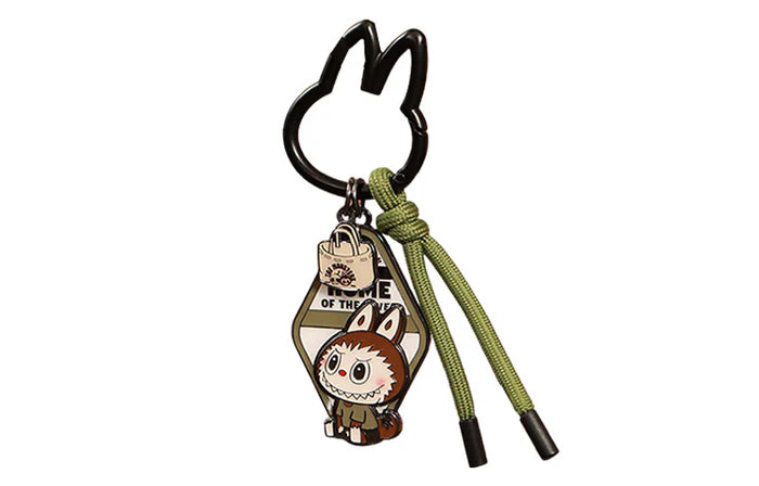 Labubu Elf Home Collection Peluche Portachiavi Ciondolo Scatola Misteriosa