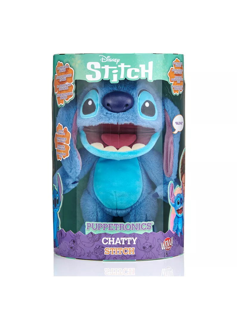 Disney Chatty Stitch Deluxe Puppetronic NEU