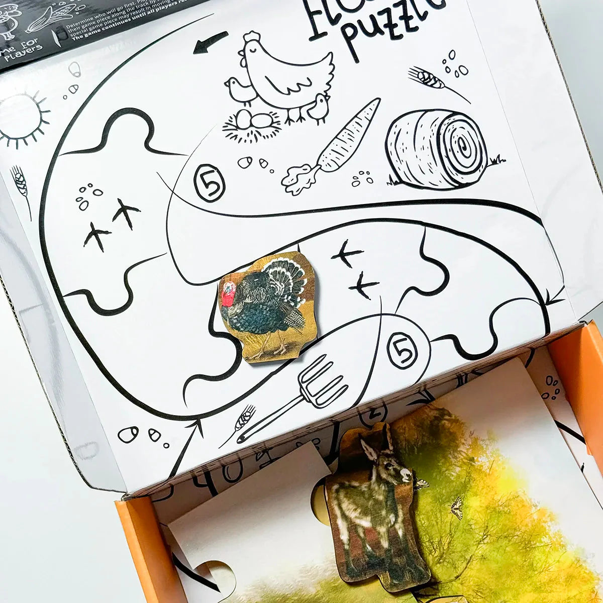 Puzzle de sol de ferme