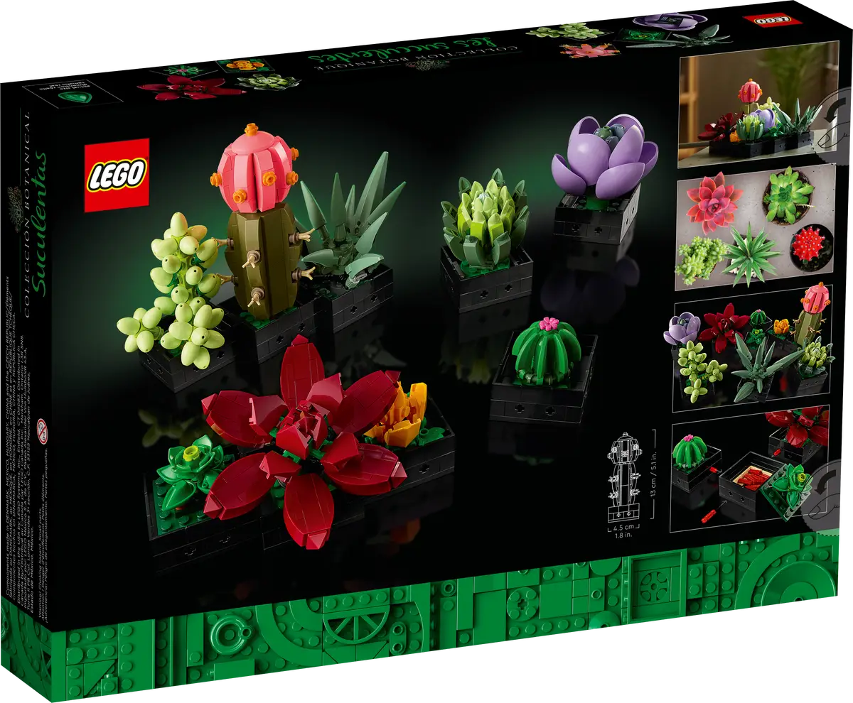 Plantes succulentes (10309) Ensemble de construction