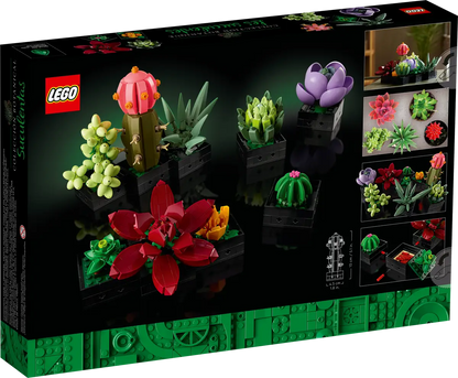 Plantes succulentes (10309) Ensemble de construction