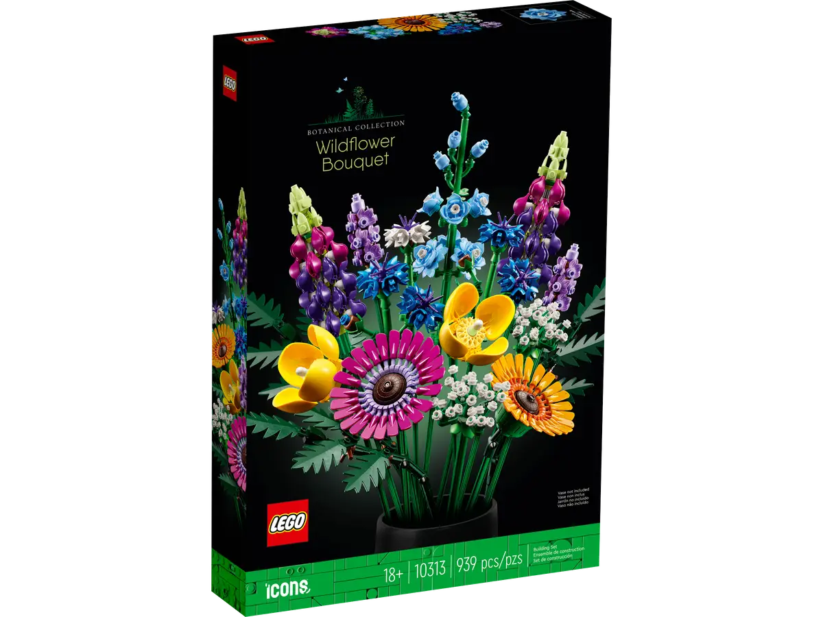 Bouquet de fleurs sauvages (10313) Ensemble de construction