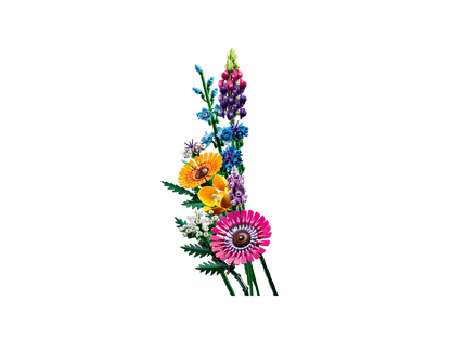 Bouquet de fleurs sauvages (10313) Ensemble de construction