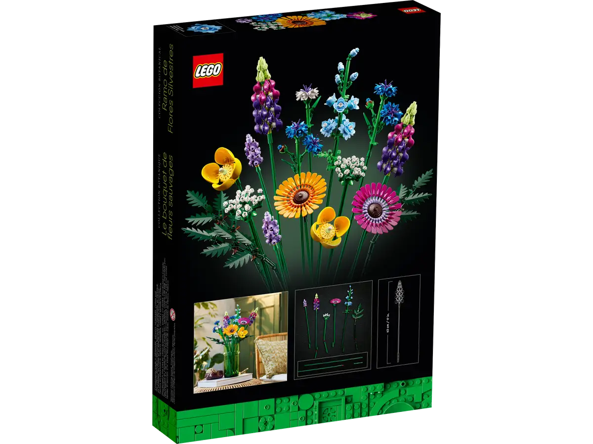 Bouquet de fleurs sauvages (10313) Ensemble de construction