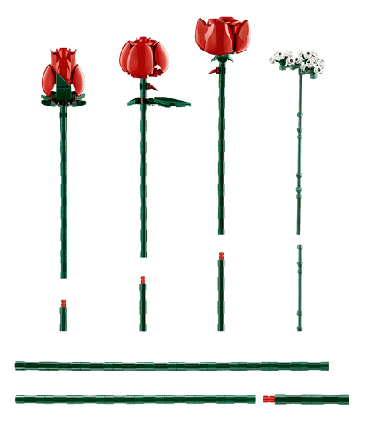 Bouquet de roses (10328) Ensemble de construction