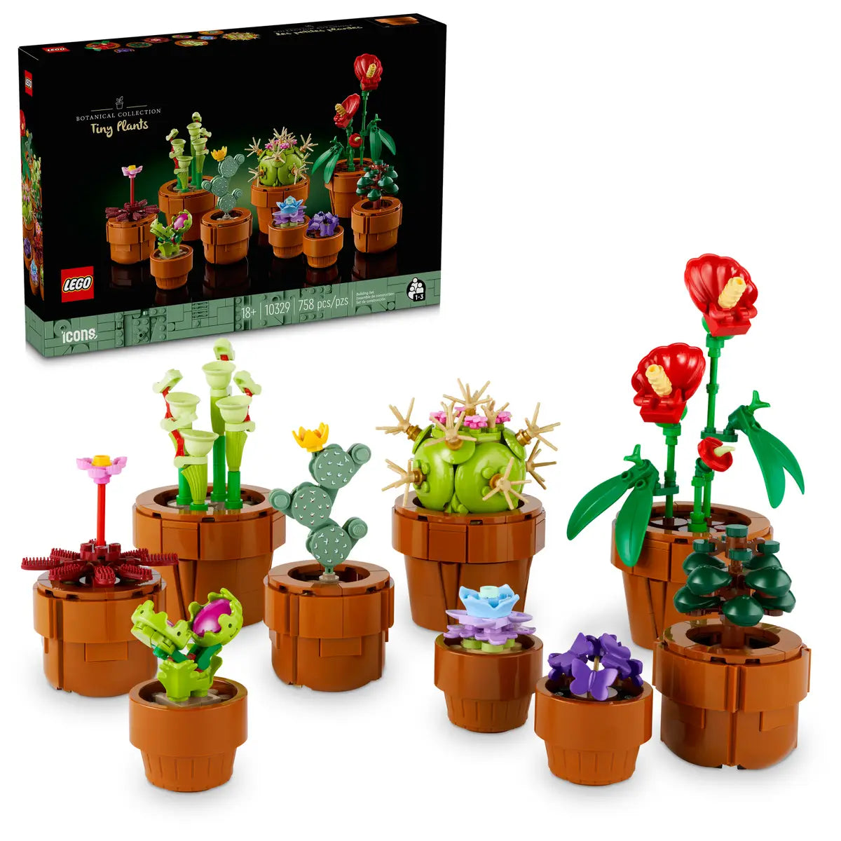 Baukasten „Tiny Plants“ (10329).