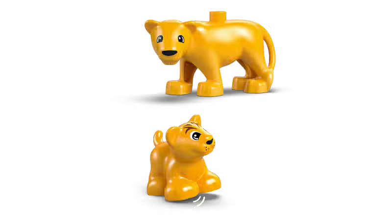Familles d'animaux sauvages Pingouins et Lions (10442)