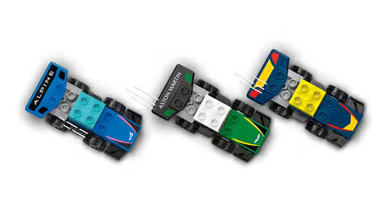 Voitures et pilotes de course de Formule 1 (10445)