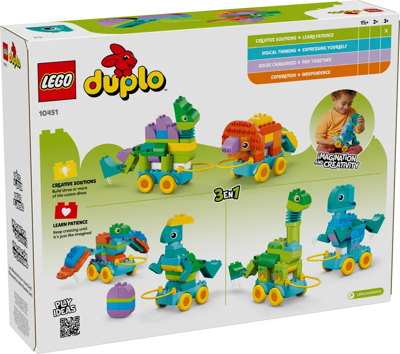 Town 3-in-1-Dinosaurier auf Rädern