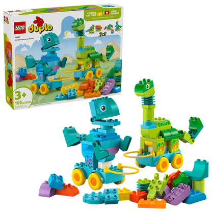 Town 3-in-1-Dinosaurier auf Rädern