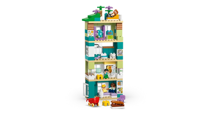 Maison familiale moderne 3 en 1 avec figurines (10470)