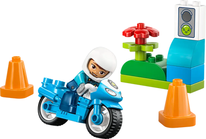 Blaues Polizeimotorrad (10471)