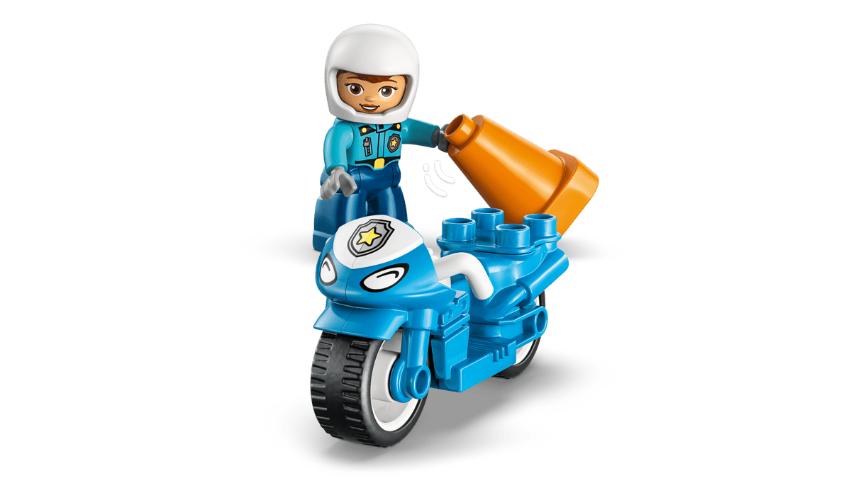 Blaues Polizeimotorrad (10471)