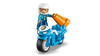 Blaues Polizeimotorrad (10471)