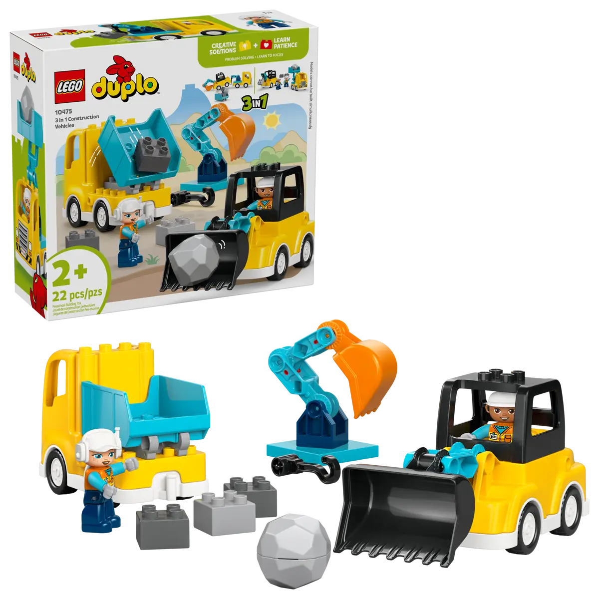 Véhicules de construction 3 en 1 (10475)