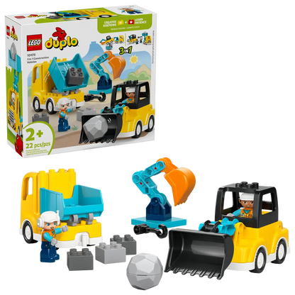 Véhicules de construction 3 en 1 (10475)