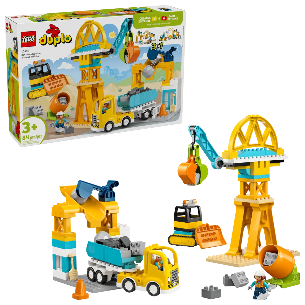 Chantier et véhicules 3 en 1 (10476)