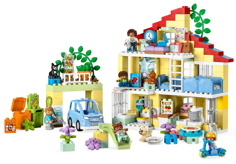 Stadt 3-in-1-Familienhaus