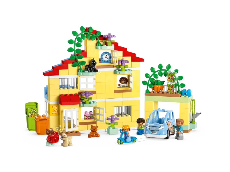 Stadt 3-in-1-Familienhaus