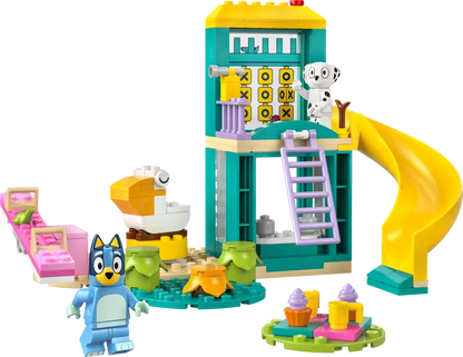 LEGO Bluey, Chloe und Spielplatzspaß