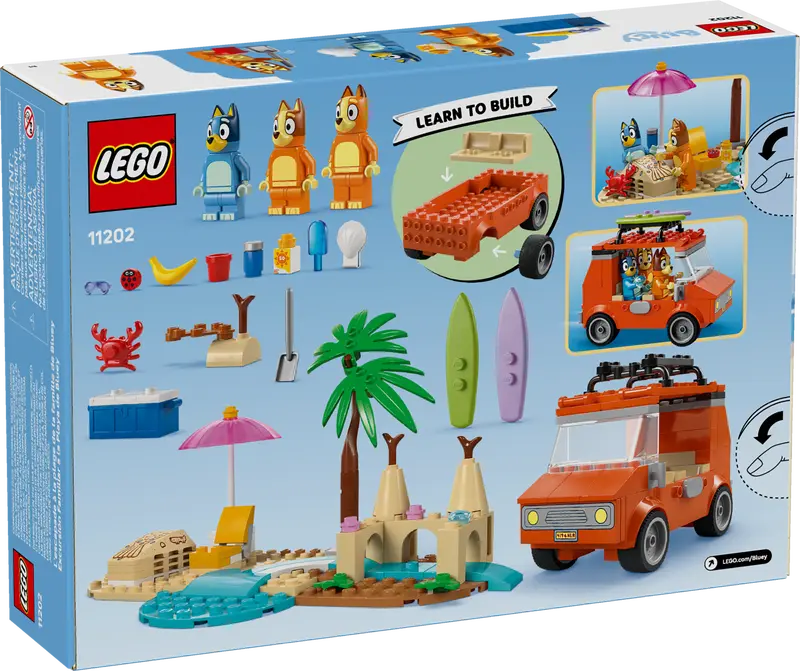 LEGO Bluey Family Strandautoausflug
