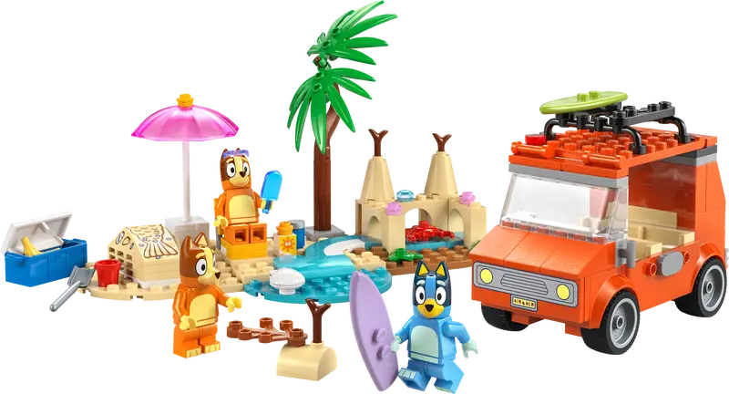 LEGO Bluey Family Strandautoausflug