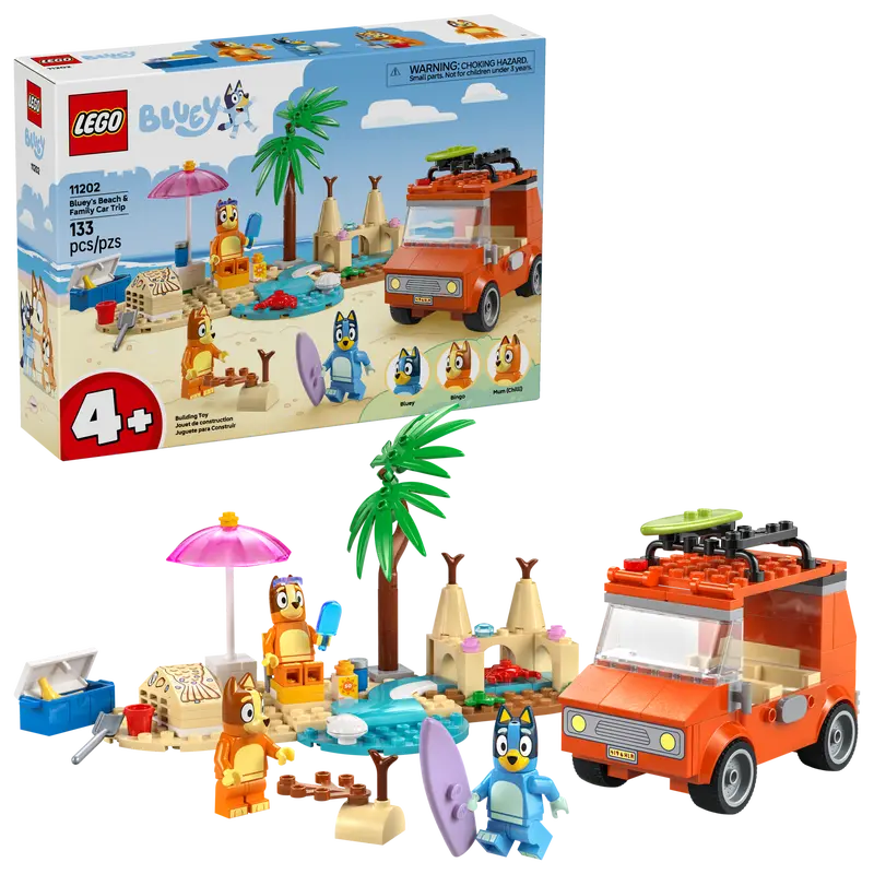 LEGO Bluey Family Strandautoausflug