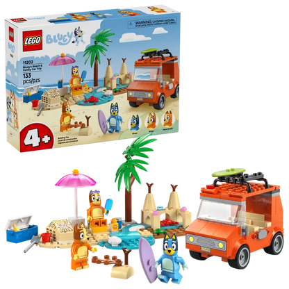 LEGO Bluey Family Strandautoausflug