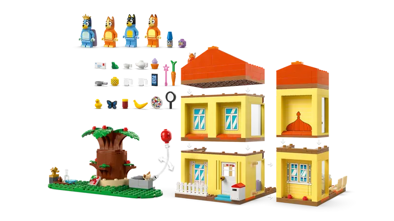 Set da gioco LEGO Bluey e la casa della sua famiglia