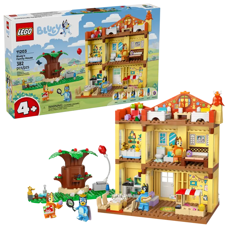 Set da gioco LEGO Bluey e la casa della sua famiglia