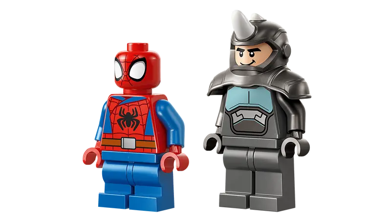 Spidey auf seinem Motorrad vs. Rhino (11206)