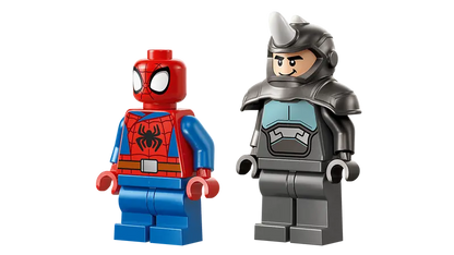 Spidey auf seinem Motorrad vs. Rhino (11206)