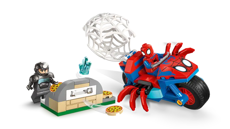 Spidey auf seinem Motorrad vs. Rhino (11206)