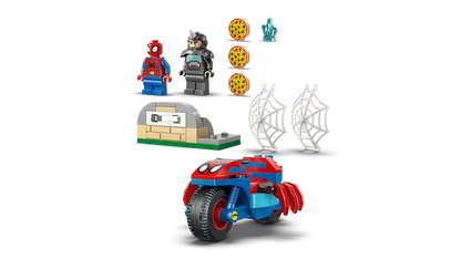 Spidey auf seinem Motorrad vs. Rhino (11206)
