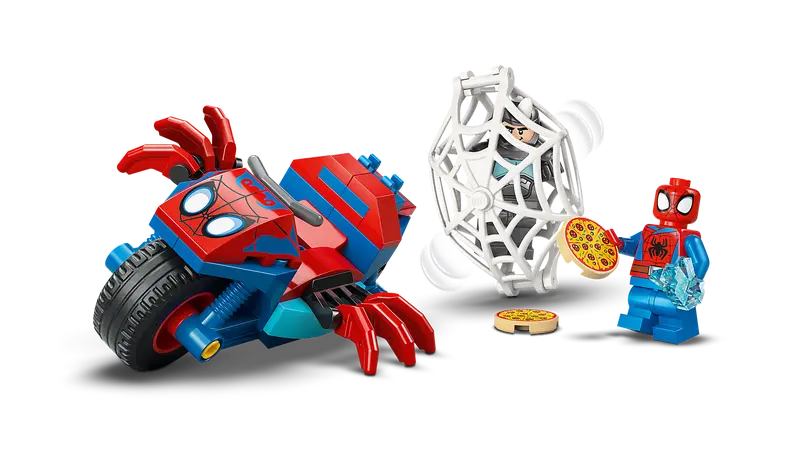 Spidey auf seinem Motorrad vs. Rhino (11206)