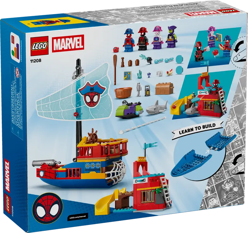 Bateau pirate de l'équipe Spidey (11208)