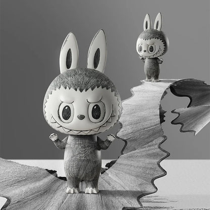 Figurine en vinyle Mega Labubu Sketch – 400%