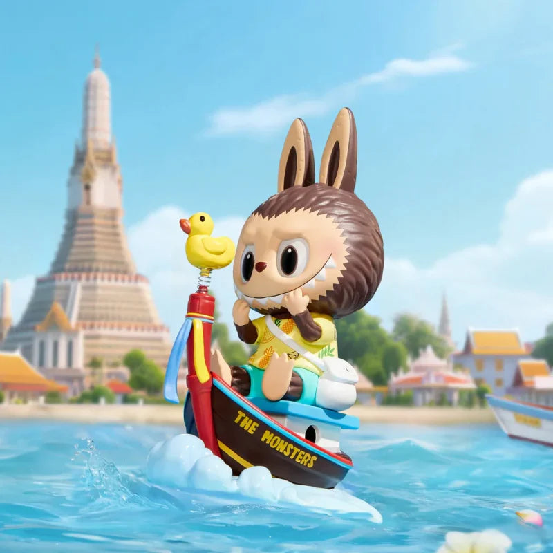 Labubu Thailand Limited Long Tail Boat Trendige Figur