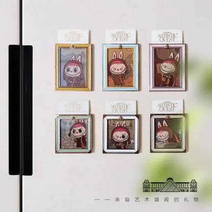 Labubu Louvre Limited Kühlschrankmagnet-Überraschungsbox