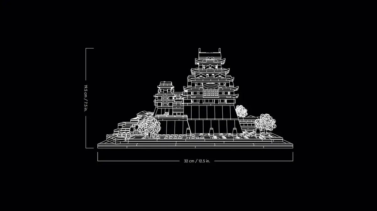 Château de Himeji (21060) Ensemble de construction