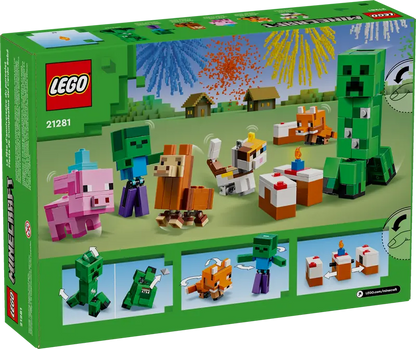 Cochon de fête d'anniversaire Minecraft