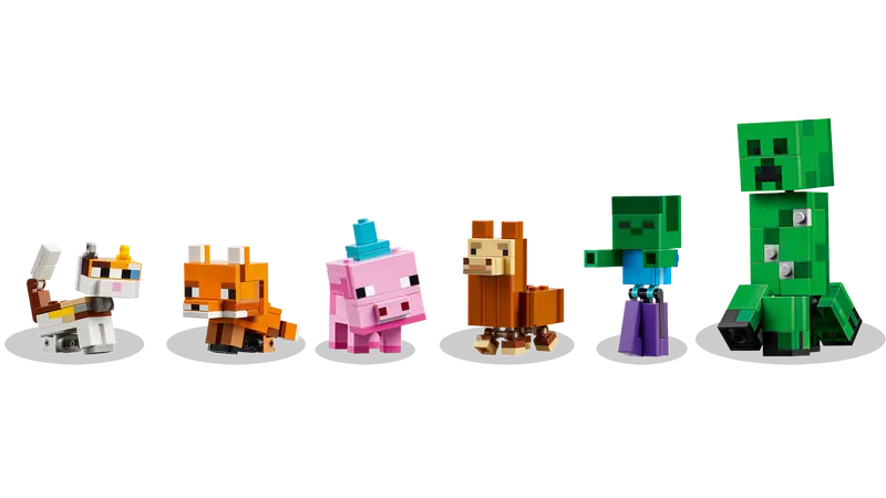 Cochon de fête d'anniversaire Minecraft